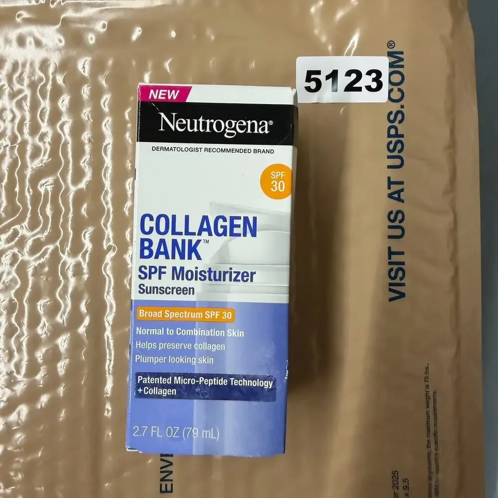 Neutrogena Collagen Bank Face Moisturizer Collagen Bakuchiol 2 fl oz NEW 7/2028